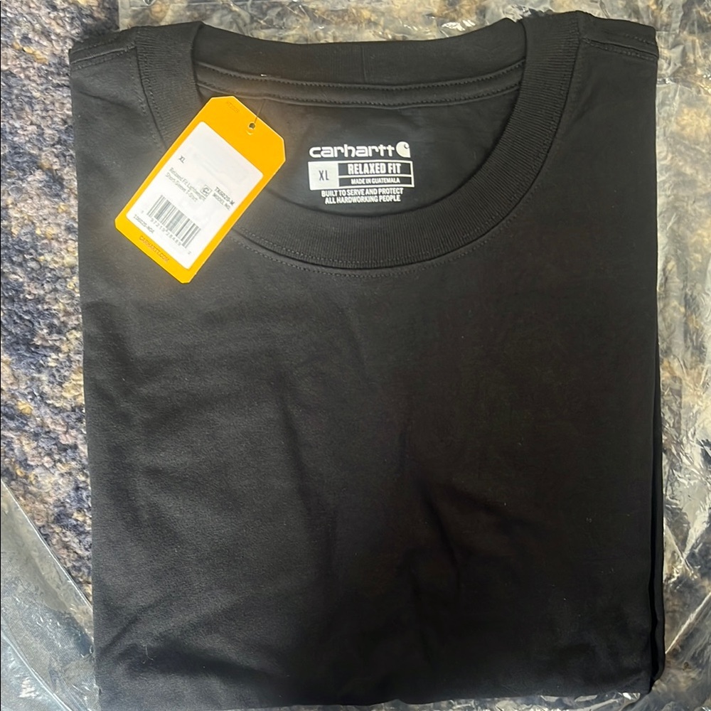 Carhartt Men's Black Relaxed Fit Shirt